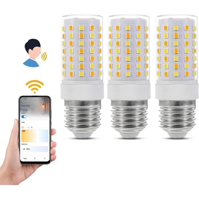 I-SHUNFA WiFi RGBWW E27 LED Smart Bulb, 10 W 800 lm (RGB & 2700K-6500K I-SHUNFA WiFi RGBWW E27 LED Smart Bulb, 10 W 800 lm (RGB & 2700K-6500K