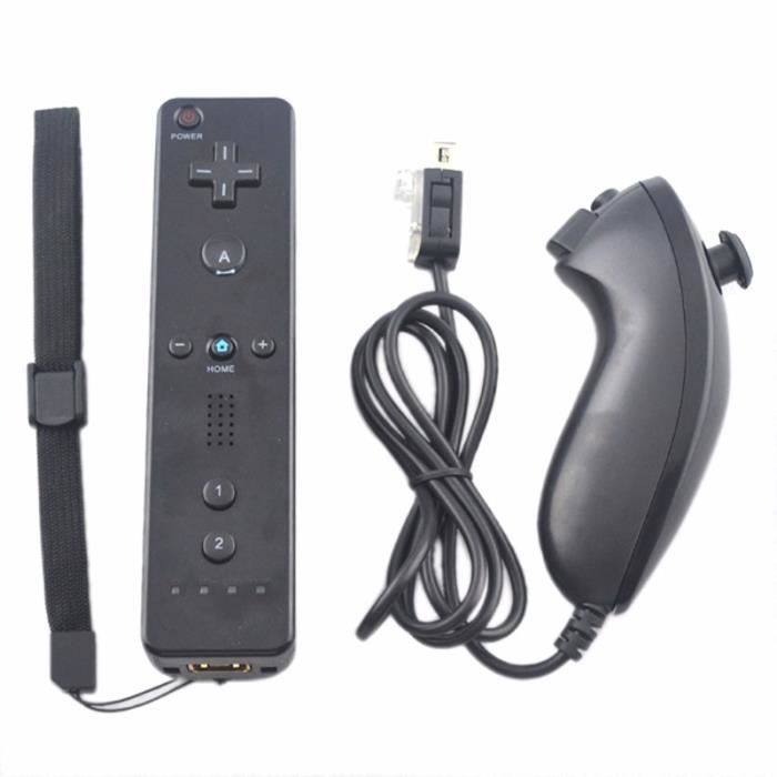 Télécommande Wiimote + Nunchuck pour Nintendo Wii et Wii U - vue 2