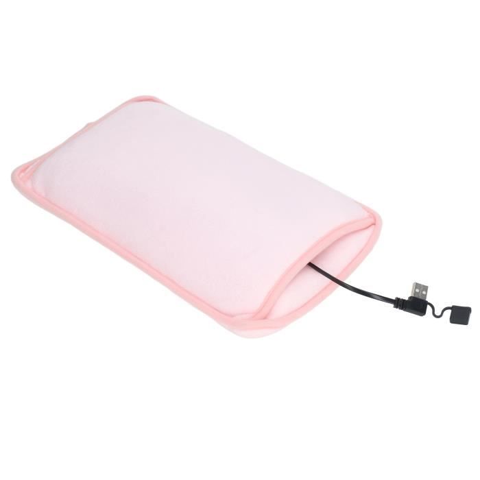 Bouillotte électrique rechargeable USB chauffe-mains à chaufage rapide  portable pliable -Rose