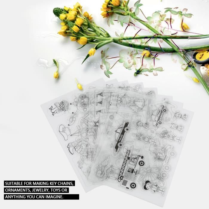 Achetez Feuilles de plastique thermorétractable, 20x30 cm, ép. 0,3 mm, transparent mat, 100flles Achetez Feuilles de plastique thermorétractable, 20x30 cm, ép. 0,3 mm, transparent mat, 100flles