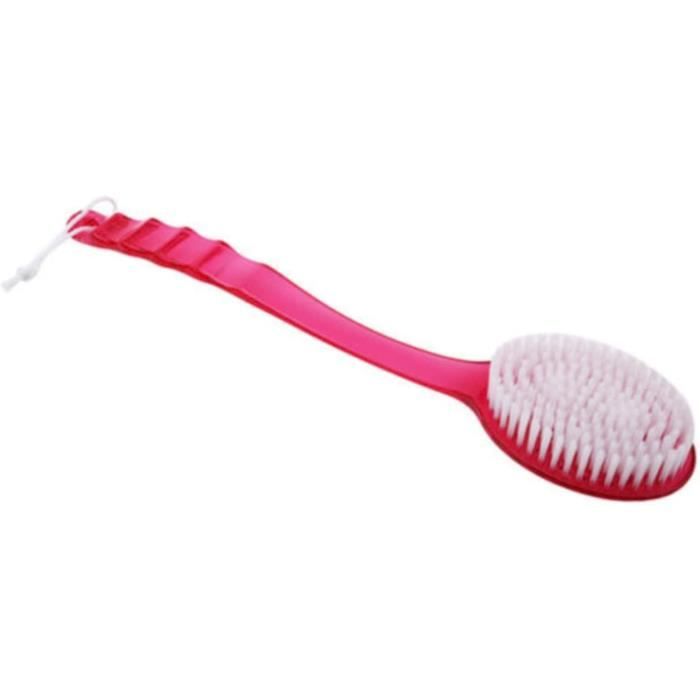 Brosse à Légumes 2 En 1 Shiwaki - Poils Durs Et Doux - Manche En Bois Naturel - Pour Fruits Et Légumes