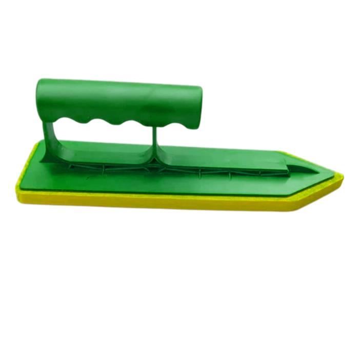 Truelle Éponge En Caoutchouc Bleu Dur Grain Fin 21x14 Cm Pour Plâtrage Et Jointoiement