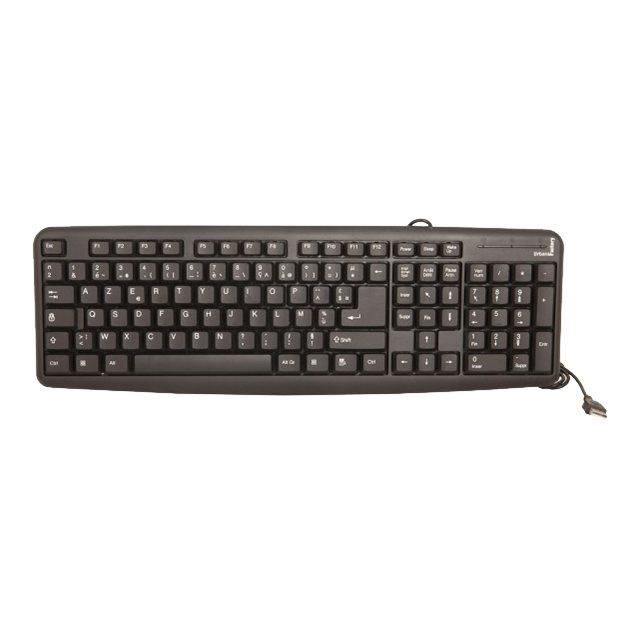 URBAN FACTORY Clavier Professionnal - USB - Azerty - Noir