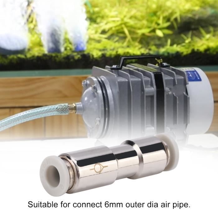 Clapet Anti-retour Air Comprimé 8 Mm - 2 Pièces - Raccord Rapide Pour Outils Pneumatiques