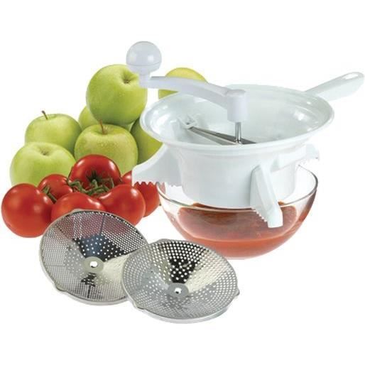 Dachiy Lot de 2 presse-purées en acier inoxydable 24,5 cm - Outil de