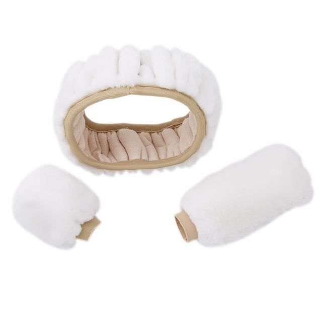 Housse De Frein à Main En Peluche Motif Léopard