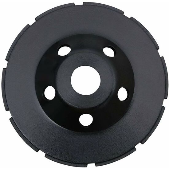 Meule Diamant PKD 125 Mm - 6 Segments - Pour Béton, Carrelage, Résine - Compatible Meuleuse D'angle - 4