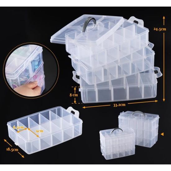 Lot De 15 Vis 1/4" Avec Boîte De Rangement - Kit 3 Tailles Acier Inoxydable Pour Appareil Photo