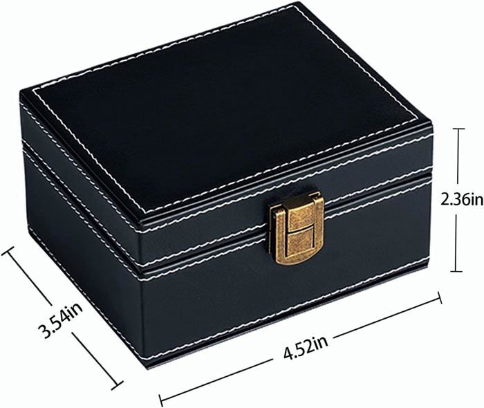 Inaepeak Boîte Faraday Keyless Go - Protection Anti-Vol RFID Clés Voiture Et Cartes Bancaires - Noir 17x12.3x9.5cm
