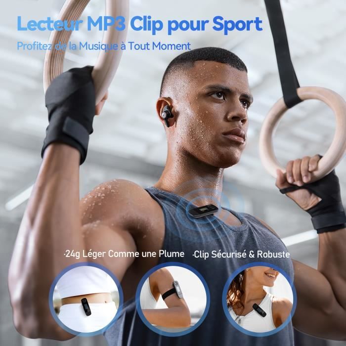 Lecteur MP3 Olycism 64 Go Avec Bluetooth 5.3 - Écran Couleur 2,01", Radio FM, Enregistreur Vocal, Batterie Longue Durée