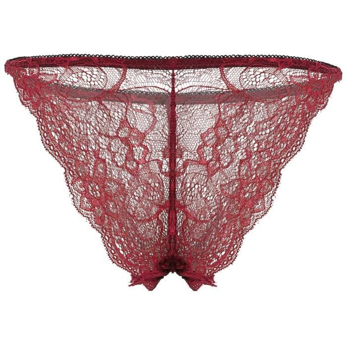 Mini slip femme transparent outlet