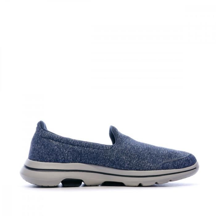 Skechers go walk femme sale bleu