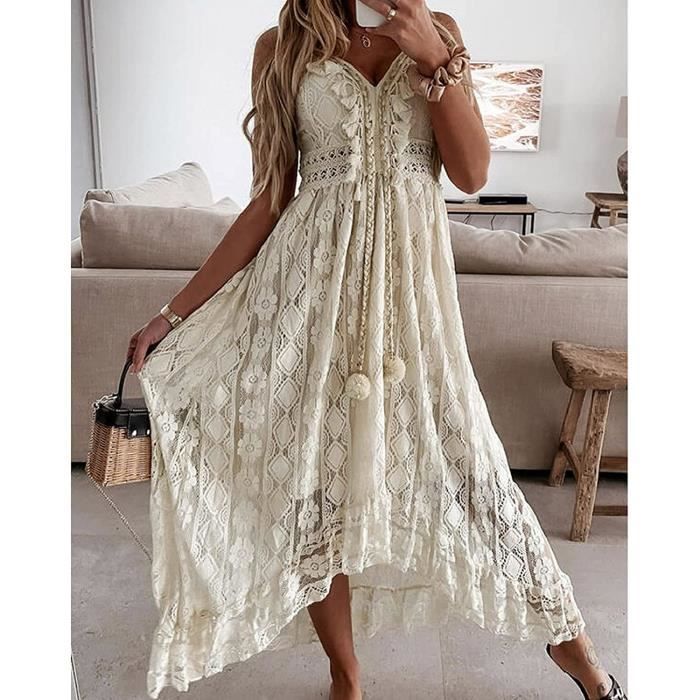 Cdiscount robe blanche top