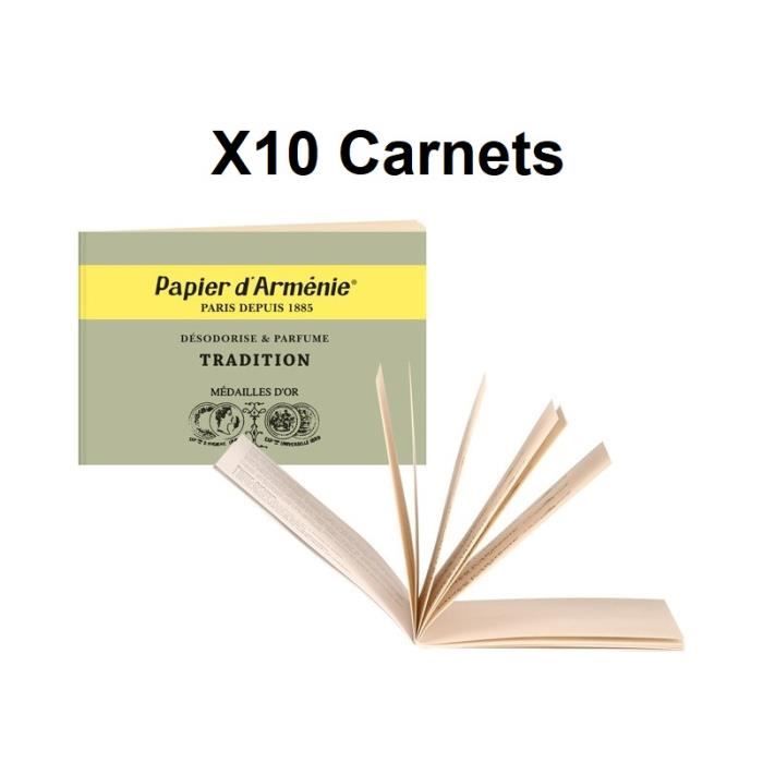 Papier D'Arménie – Triplo – Carta Profumata Per Ambiente – Deodorante Naturale Con Benzoino – Confezione Tripla