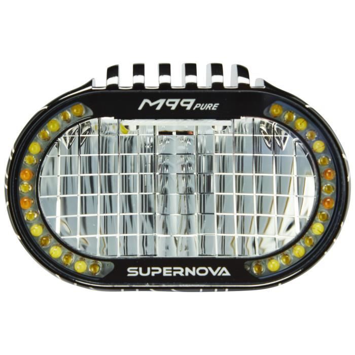 Eclairage velo Supernova M99 Pure Femme Batterie Noir Homologue StVZO Cdiscount Sport