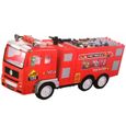 Camion de pompier électrique musical et lumineux - LIAM ACCESS - Pour enfant de 3 ans et plus - Rouge-2