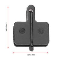 2 Paires Plaquettes De Frein Frittées Pour Vélo/trottinette - Dimensions 33,5x22,5x4 Mm