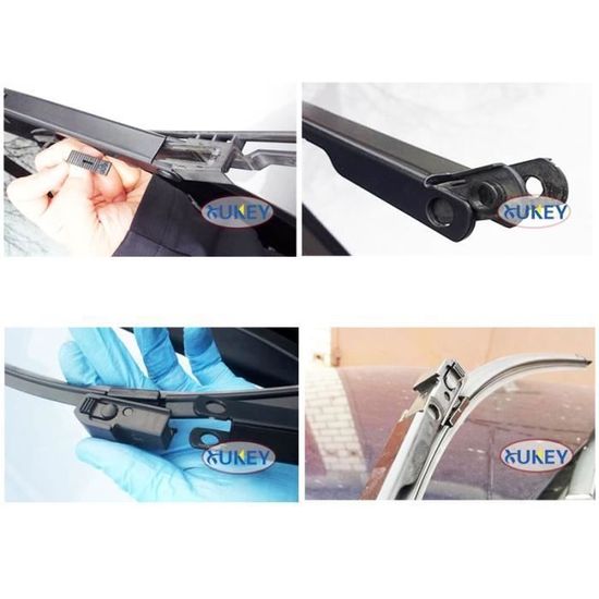 3 Balais D'essuie-glace Pour BMW Série 5 Type E39 (1996-2004) - Neufs - Référence H425 - Marque GOOD RAIN