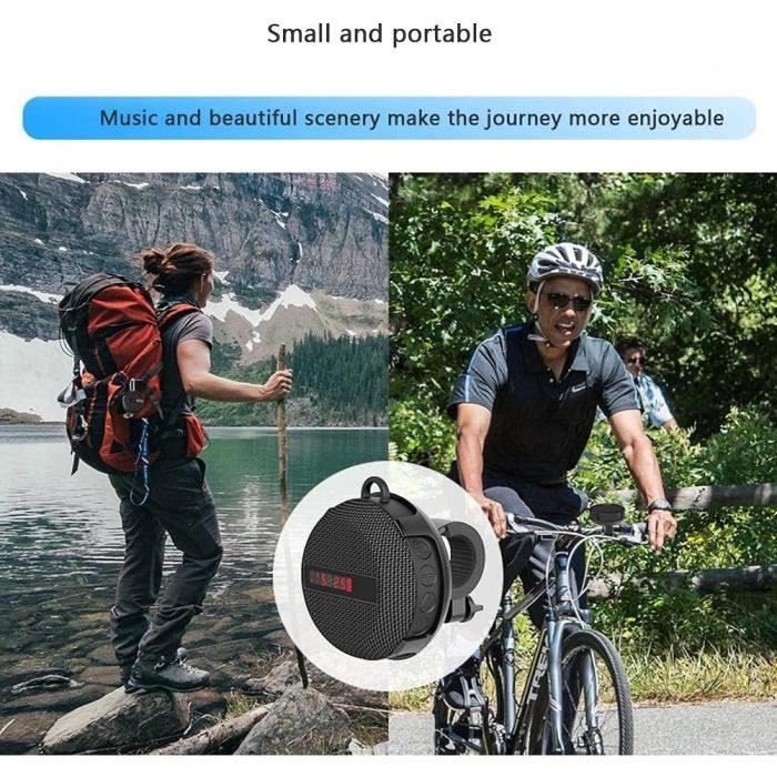 Enceinte Bluetooth pour velo sans fil super portable avec son puissant Bluetooth 5.0 IPX6 etanche petit haut parleur 941 Cdiscount TV Son Photo