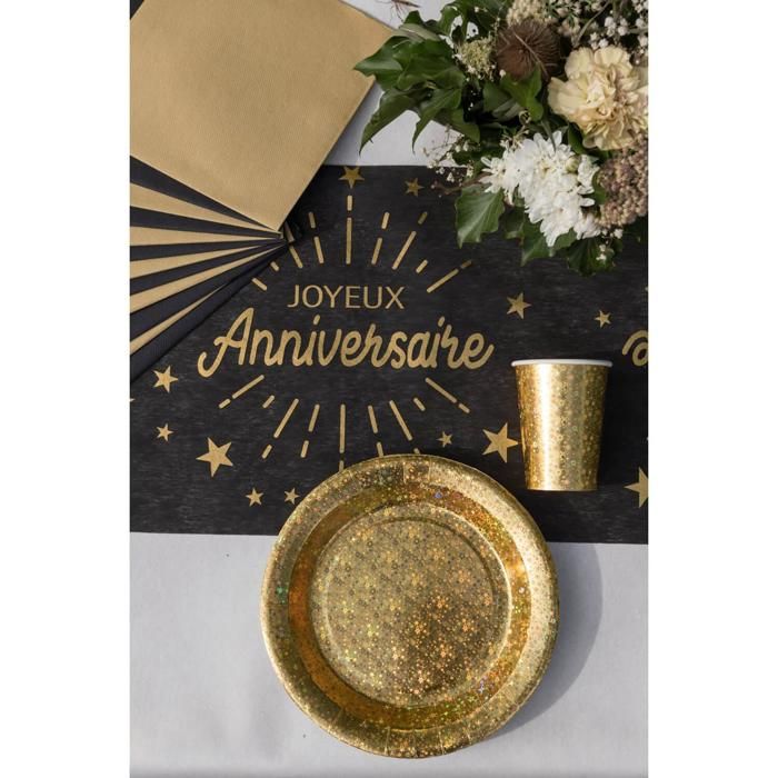 Chaks 0828, Chemin De Table Joyeux Anniversaire
