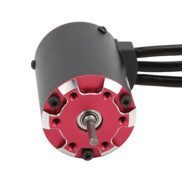 Dilwe Moteur Brushless 2435 300W 3200Kv Pour ZD Racing S16/EX16 – 4 Pôles 12 Fentes, Boîtier Alu, Roulements Précision, Puissance Élevée 1/16 RC