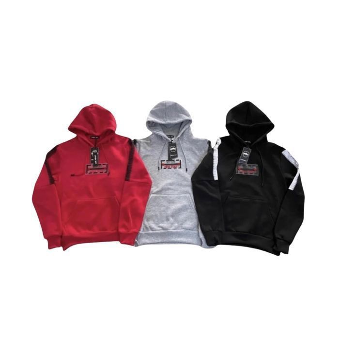 Sweat Levis à capuche pour homme beige logo rouge