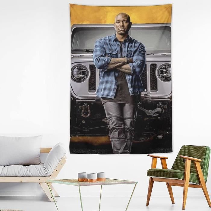 Tapisserie Tyrese Gibson Fast And Furious 9 Impression Photo Art Peinture  Polyester Tapisserie Décoration Maison Chambre Déco[P2938] - Cdiscount  Maison