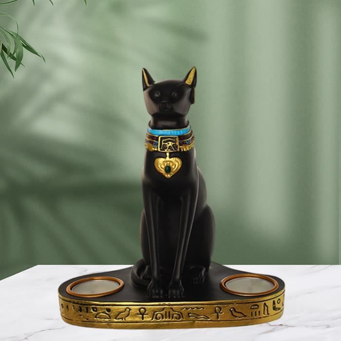 Statue Egyptienne Statue De Chat, Statue De Chat égyptien En Résine, Figurine Chat Figurine