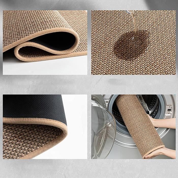 Tapis De Cuisine Antidérapant LEKEEPGO - 43x150cm - Lavable, Absorbant - Pour Évier, Couloir, Buanderie
