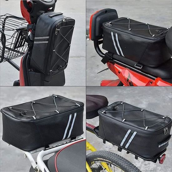 Sacoche De Porte-bagages Vélo 5L – étanche, Réfléchissante Pour Vélo Et Ebike