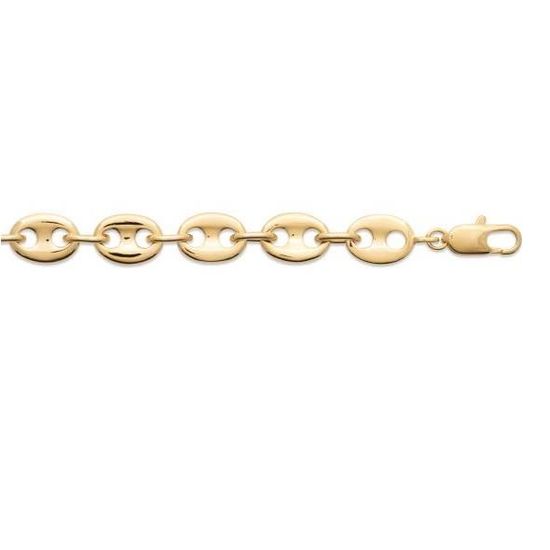 Chaîne HOMME Grain De Café Large 9MM & 70CM Plaqué or 18 CARATS 750/1000 Bijoux Chaîne HOMME Grain De Café Large 9MM & 70CM Plaqué or 18 CARATS 750/1000 Bijoux