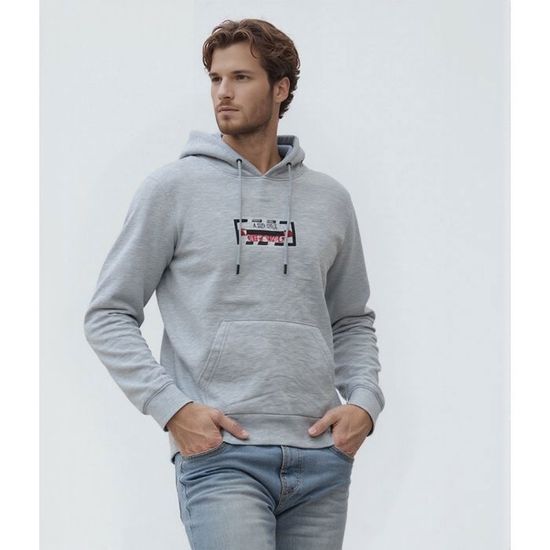 Sweat À Capuche Graphique Classique - Gris | 's® FR