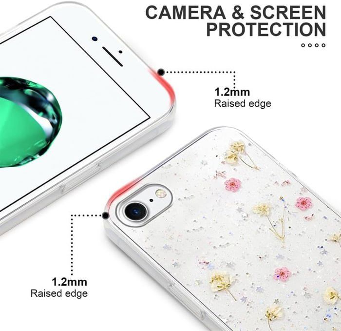 I-Paint Hard Case Per IPhone 8/7/SE 2020 Con Motivo Tatuaggio - Cover Rigida In Policarbonato - 3
