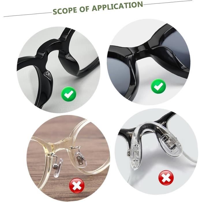 30 Paires De Plaquettes De Lunettes De Soleil Plaquettes De