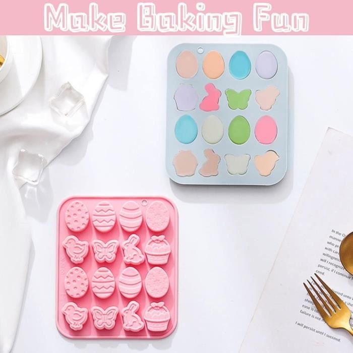 Moule à Chocolat Silicone Bonhomme Pain D'épices - 6 Cavités, Pour Noël, Bonbons, Cupcakes, Fondant - 14