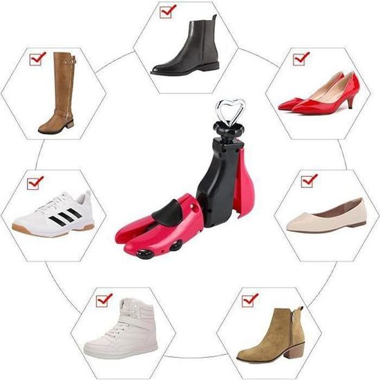 Embauchoir à Chaussures Tigcent - Écarteur Universel Homme/Femme - Pour Étirer Longueur Et Largeur