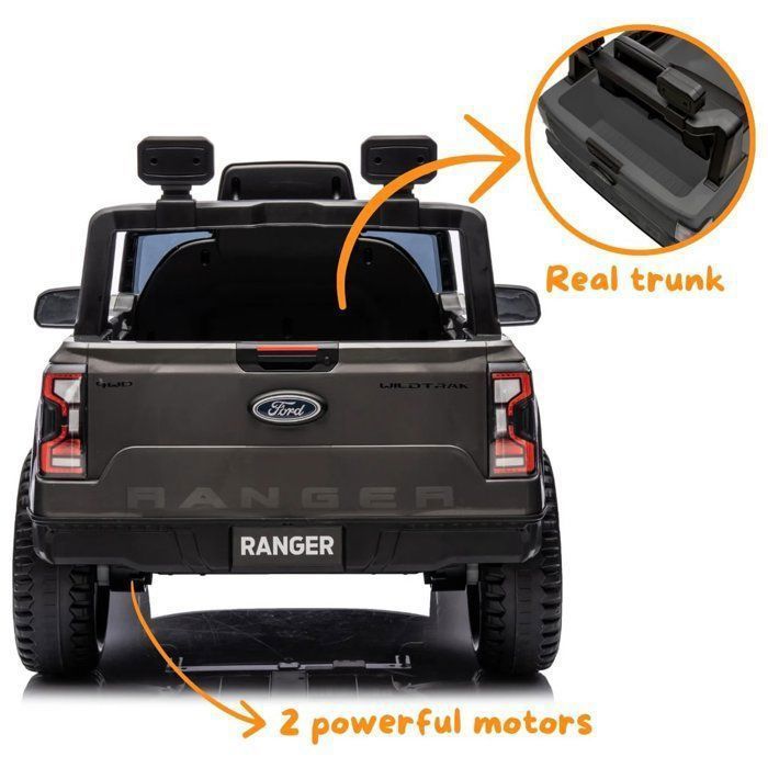 12v Ford Ranger Voiture Électrique Enfant Avec Télécommande, Véhicule Électrique Avec Musique - Voiture véhicule enfant
