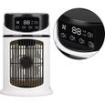 Ventilateur Rafraîchisseur d'Air Portable Mini - Climatiseur Mobile Multifonction pour Bureau et Maison