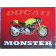 Plaque Pas Applicable Ducati 60 Métal Carte Postale