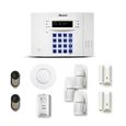 Alarme maison sans fil DNB 2 à 3 pièces mouvement + intrusion + détecteur de fumée + gaz - Compatible Box / GSM-0