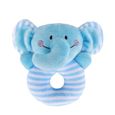 1 pc bébé hochet éléphant en forme éducatif doux accessoire jouet pour tout-petits nourrissons berceau   POUPON-0