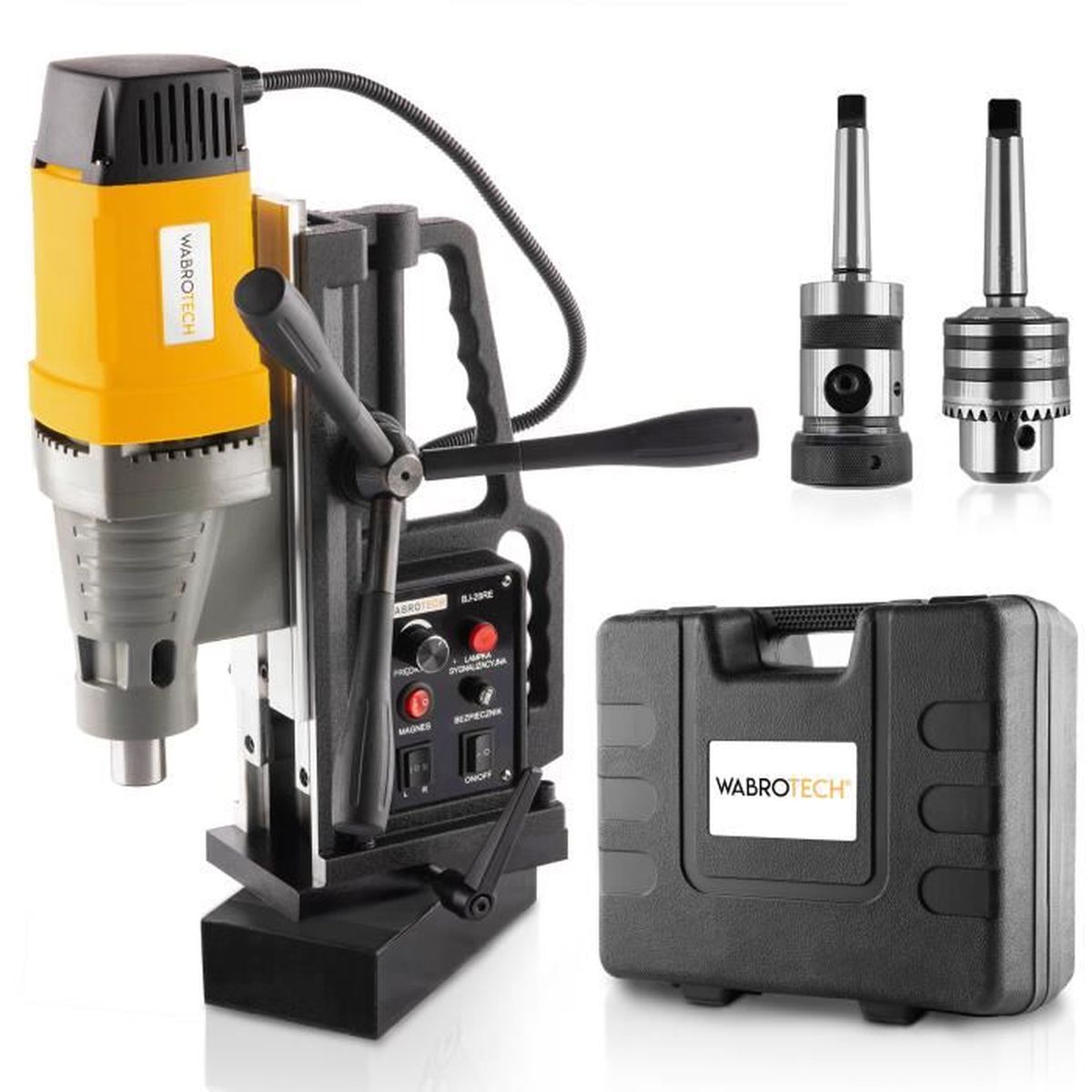 Perceuse Magnétique Carotteuse WT28RE - 2080W, Perçage 28mm, Carottage 60mm - Électro-aimant