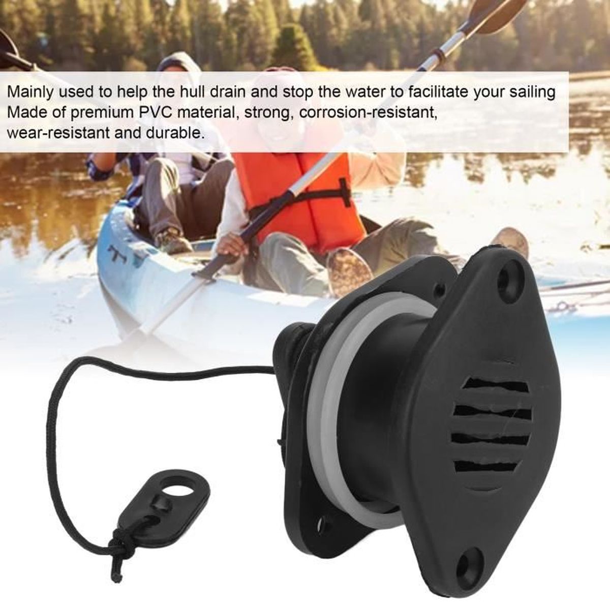 Support Moteur Pour Bateau Gonflable - En Acier Inoxydable Et Nylon, Taille 28x26x4 Cm