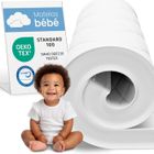 ELONEO Matelas pour enfants, Surmatelas 60x120 cm, 6 cm d'épaisseur, mousse respirante et confortable pour un sommeil sain et sûr