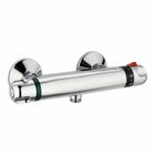 Letouch Douche Thermostatique Mitigeur Robinet Valve Mural Baignoire Bassin Salle Bain,Bas 1/2 "Outlet