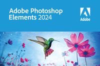 Adobe | Photoshop Elements 2024 derniere version | Software Download | Photo Editing | Video Editing (PC Online Activation) annuel