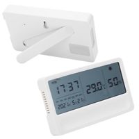 EJ.life Thermomètre Hygromètre Intérieur Électrique Rechargeable USB pour Mesurer la Température et l'Humidité