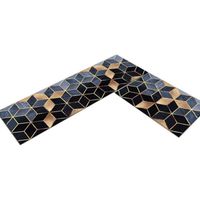 ARKENY AKM005 Lot De 2 Tapis De Cuisine De Noël Avec Imprimé