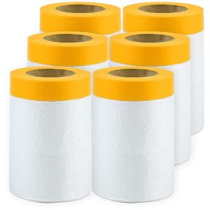 Lot De 2 Rouleaux De Bâche De Protection Jetable Silverline – Pour Travaux, Peinture – Neuf