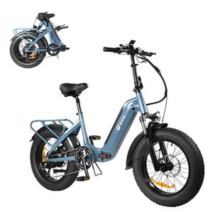 VÉLO ASSISTANCE ÉLEC Vélo électrique pliant DYU FF500 - Bleu - 20